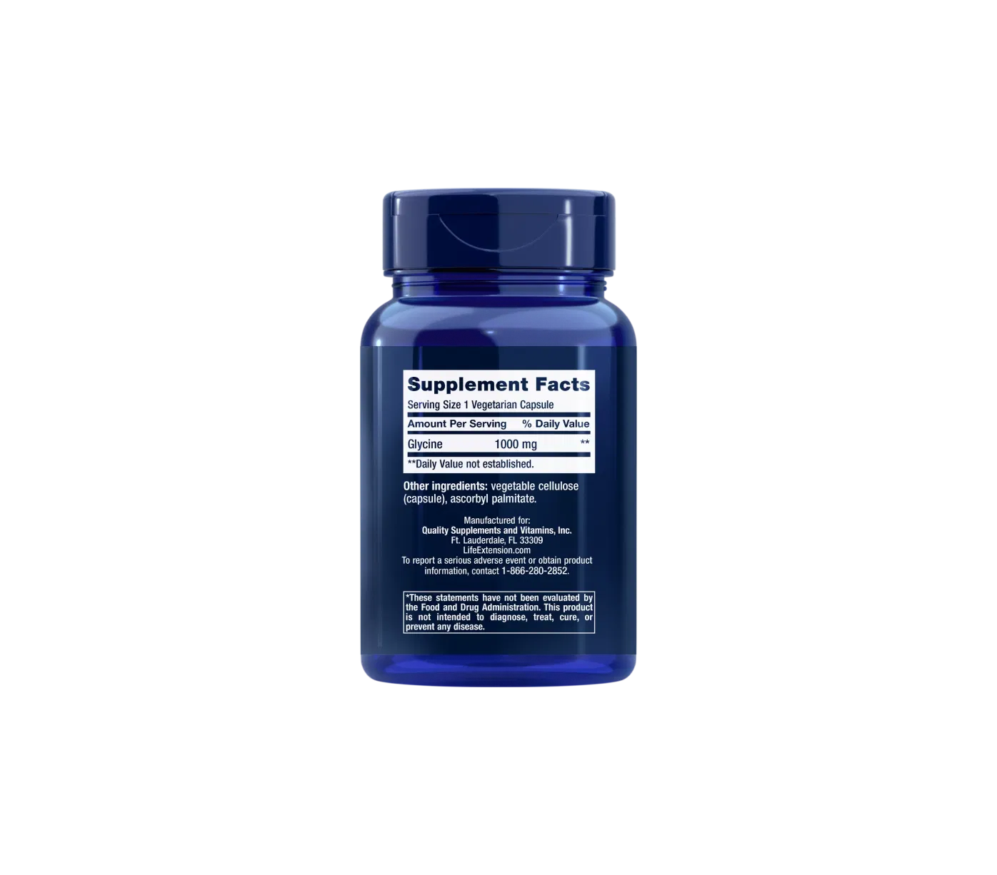 Glycine 1000mg 100kps.