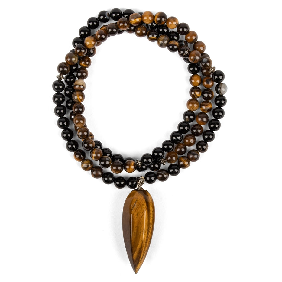 Myga Confidence Mala Bead Necklace