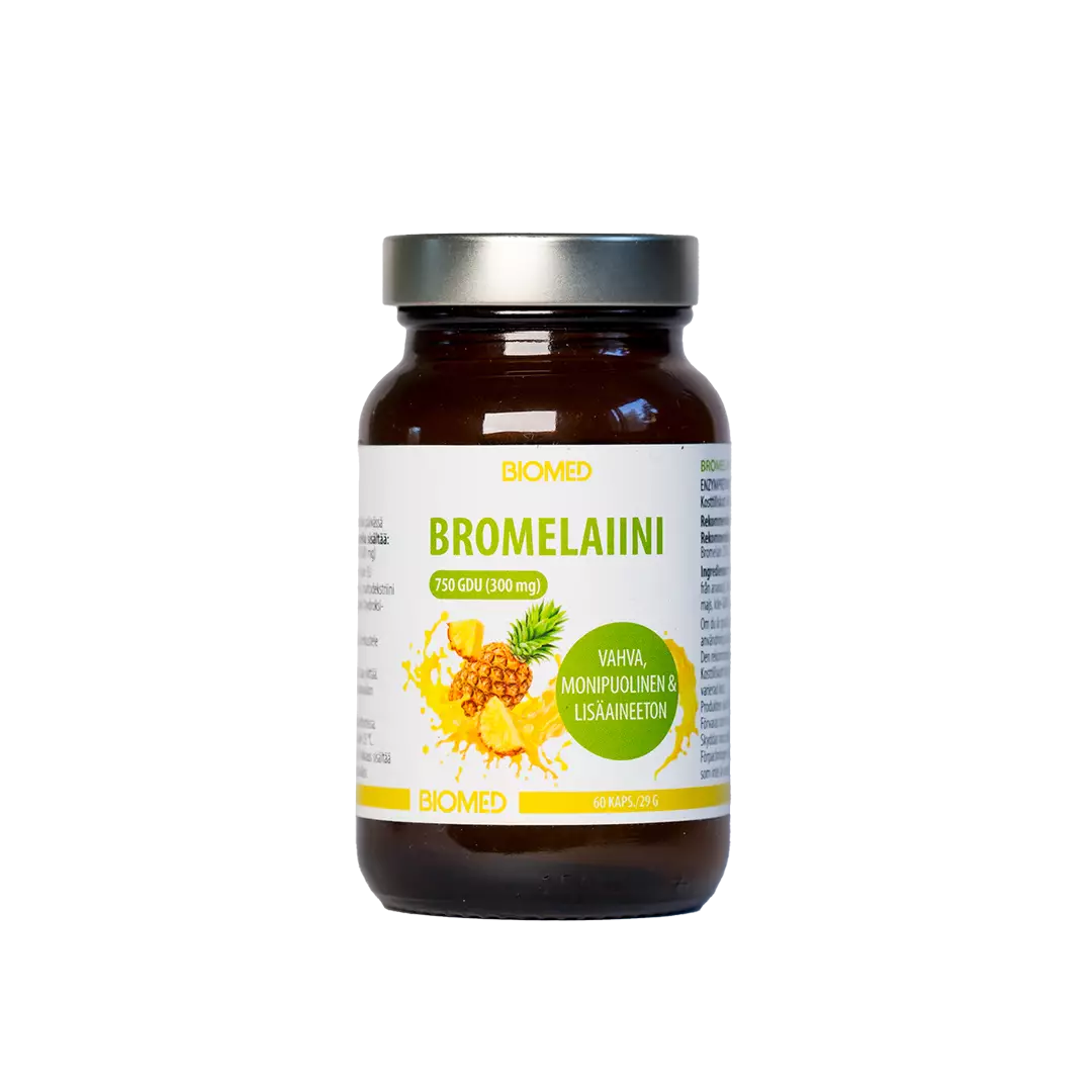 Bromelaiini 60kps.