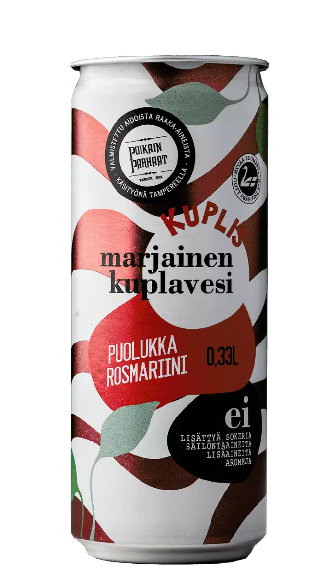 Kuplis Puolukka-Rosmariini 330ml