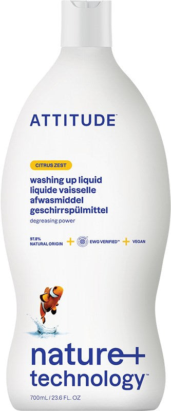 ATTITUDE Astianpesuaine Citrus 700ml