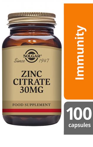 Zinc Citrate 30mg 100kps.