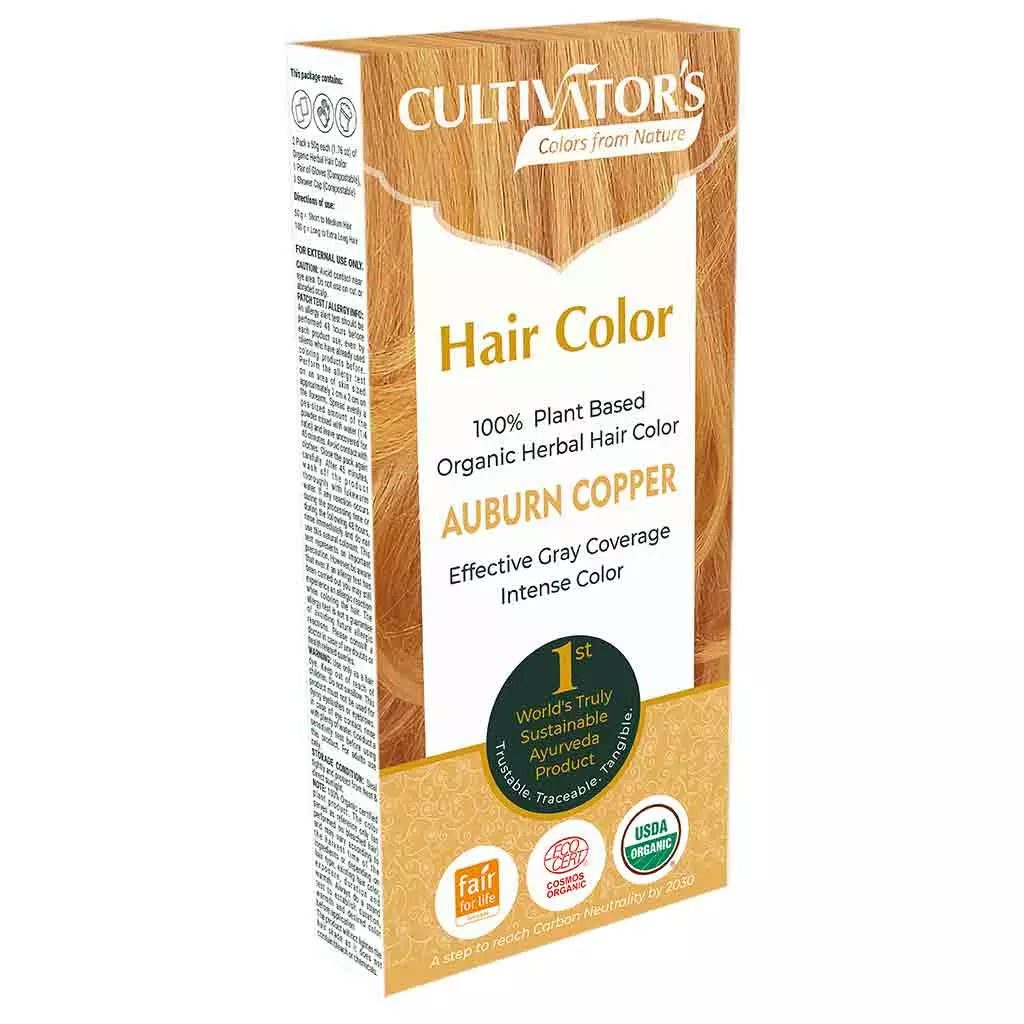 Hair Color Auburn Copper Slim pack 100g