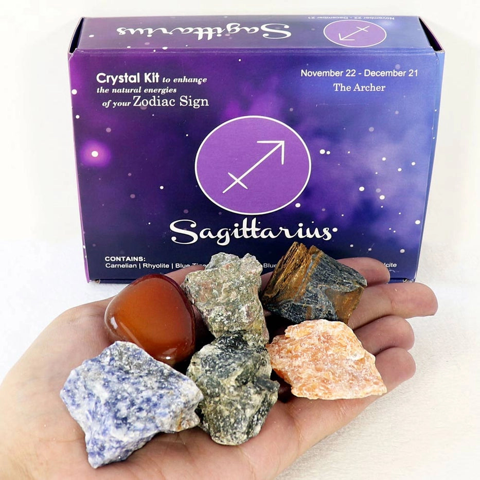 Crystal Kit Sagittarius, Horoskooppikivet Jousimies