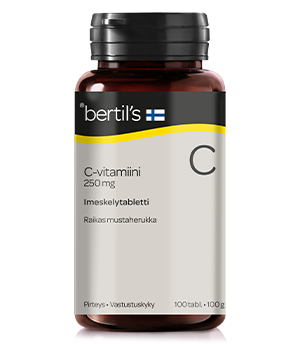 Bertils C-vitamiini 250mg 100tbl.