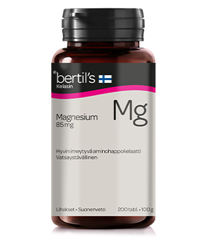 Bertils Mg Magnesium 200tbl.