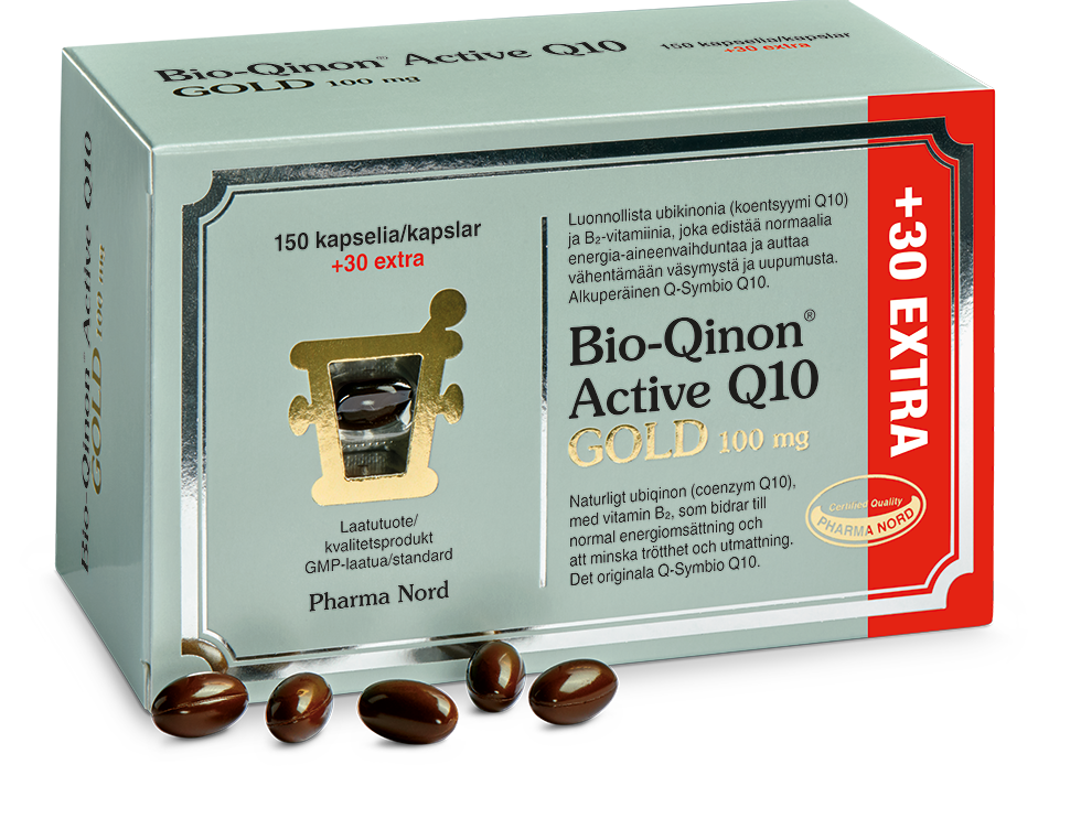 Bio-Qinon Active Gold 100mg 150kps+30