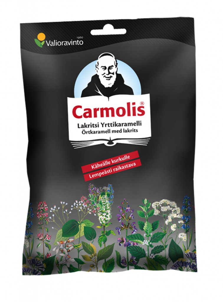 Carmolis Karamelli Lakritsi 72g