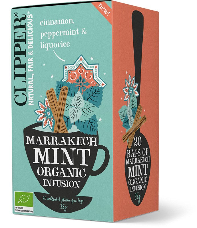 Clipper Marrakech Minttutee (L) 20pss