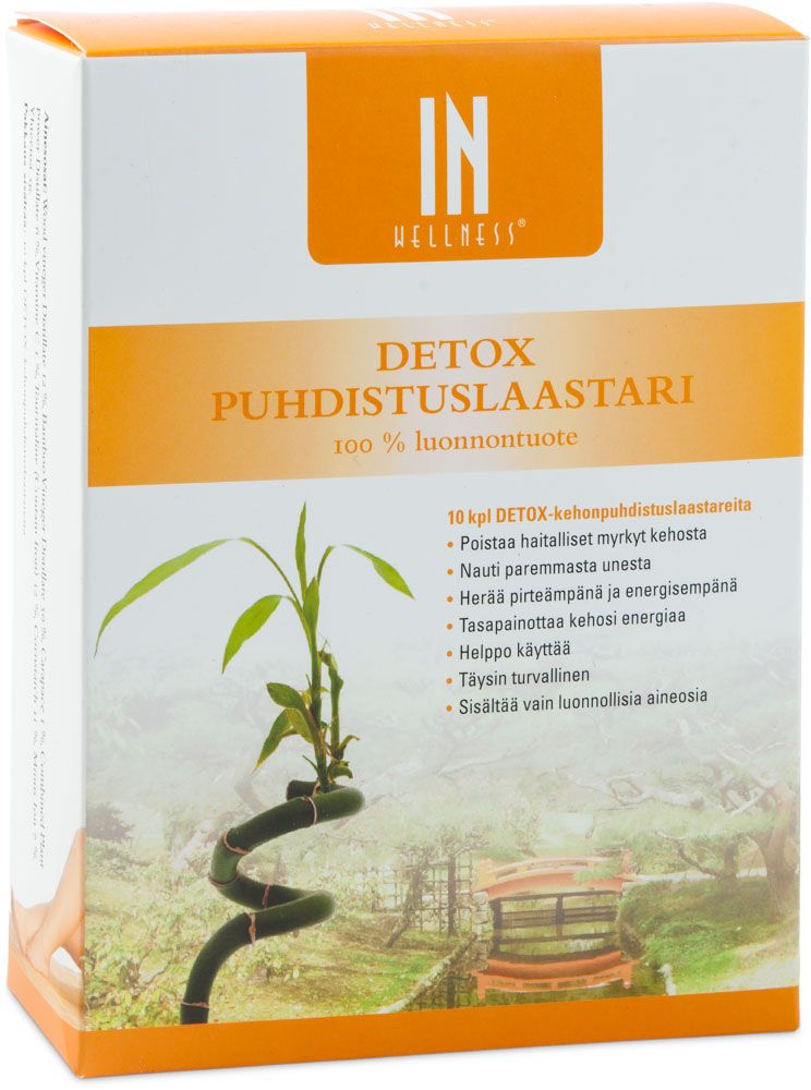 Detox Puhdistuslaastari 10kpl