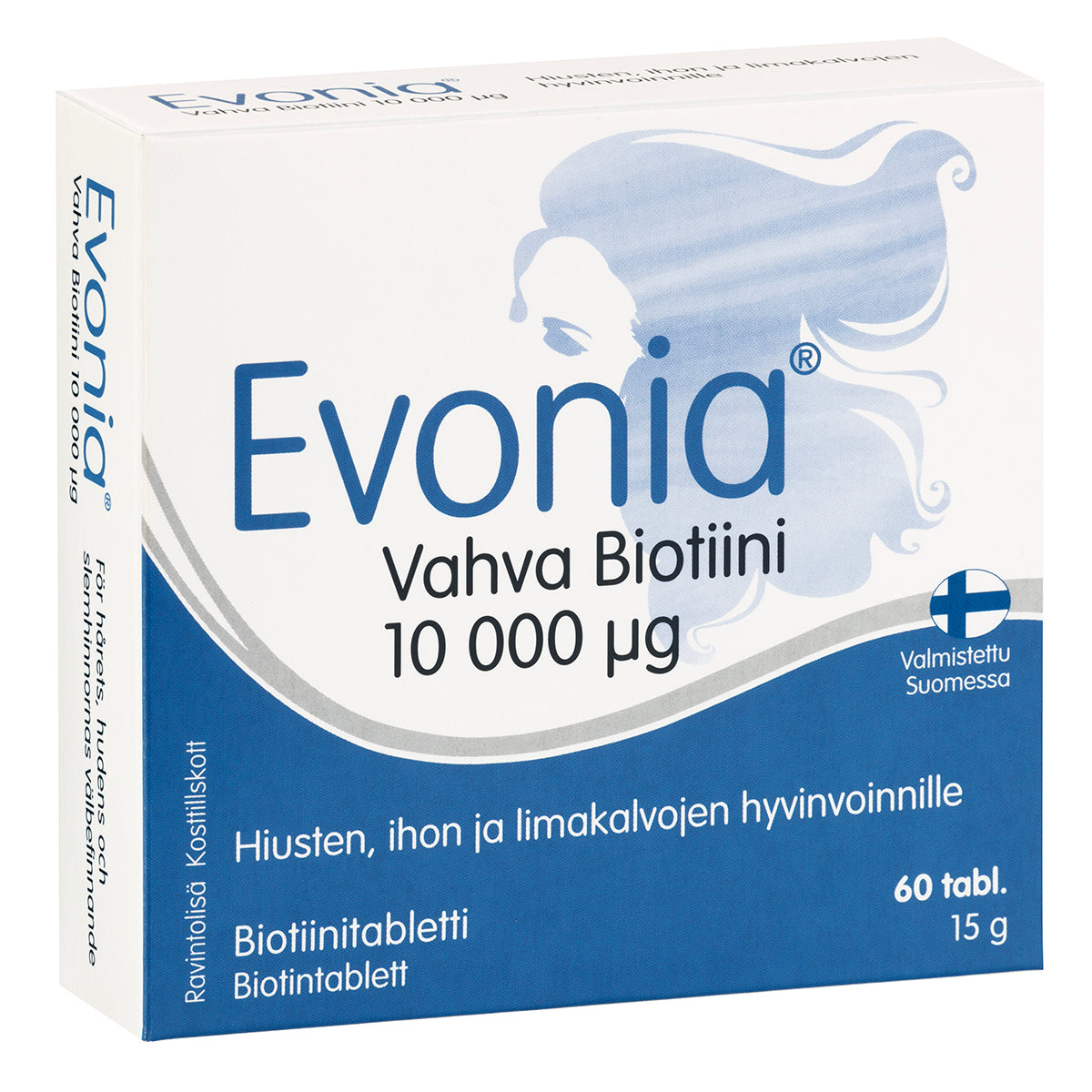 Evonia Vahva Biotiini 10 000 ug 60tbl.