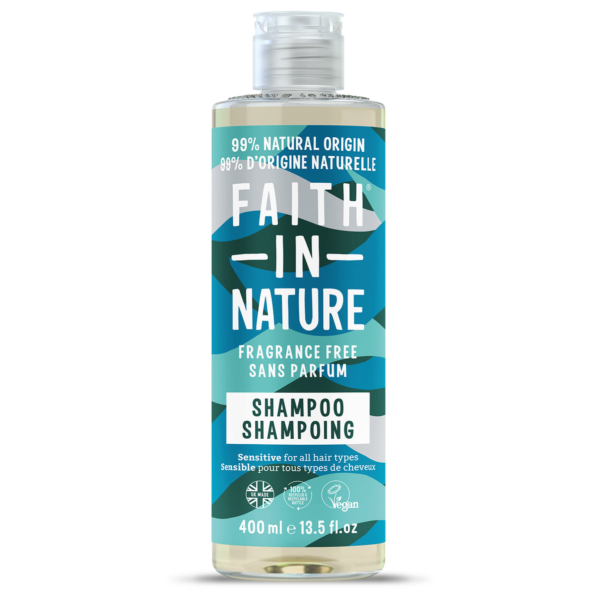 FAITH Shampoo hajusteeton, 400ml