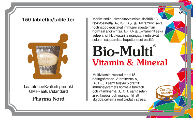 Bio-Multi® Vitamin &amp;Mineral  150 tabl.