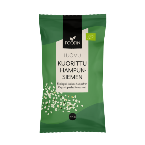 Foodin - Hampunsiemen, kuorittu, 200g