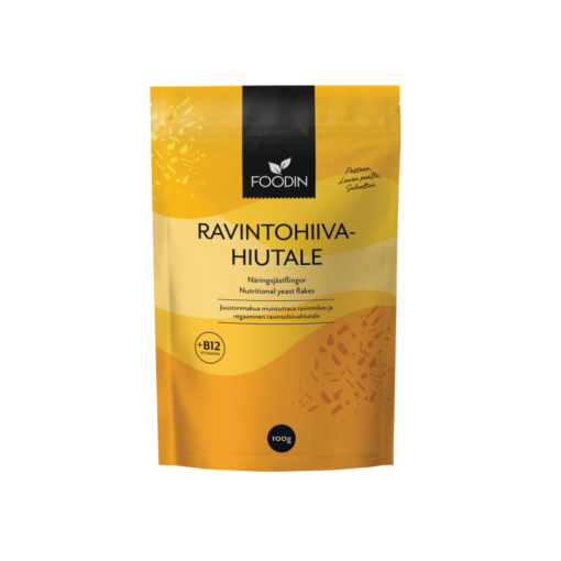 Foodin- Ravintohiivahiutale + B12 100g