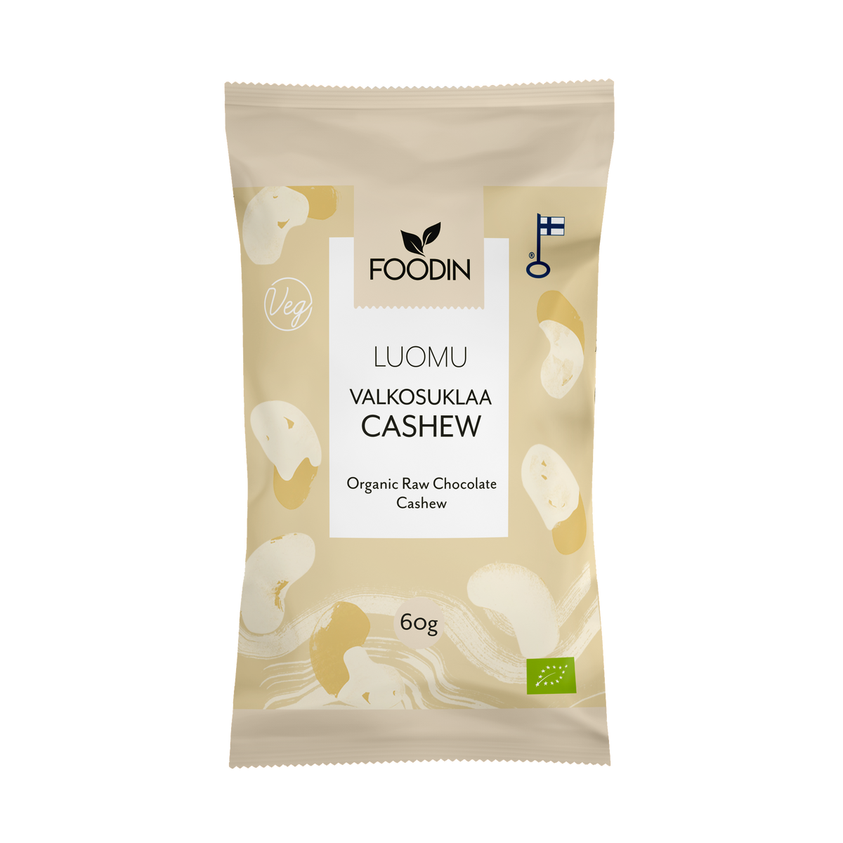 Foodin - Valkosuklaacashew (L) 60g