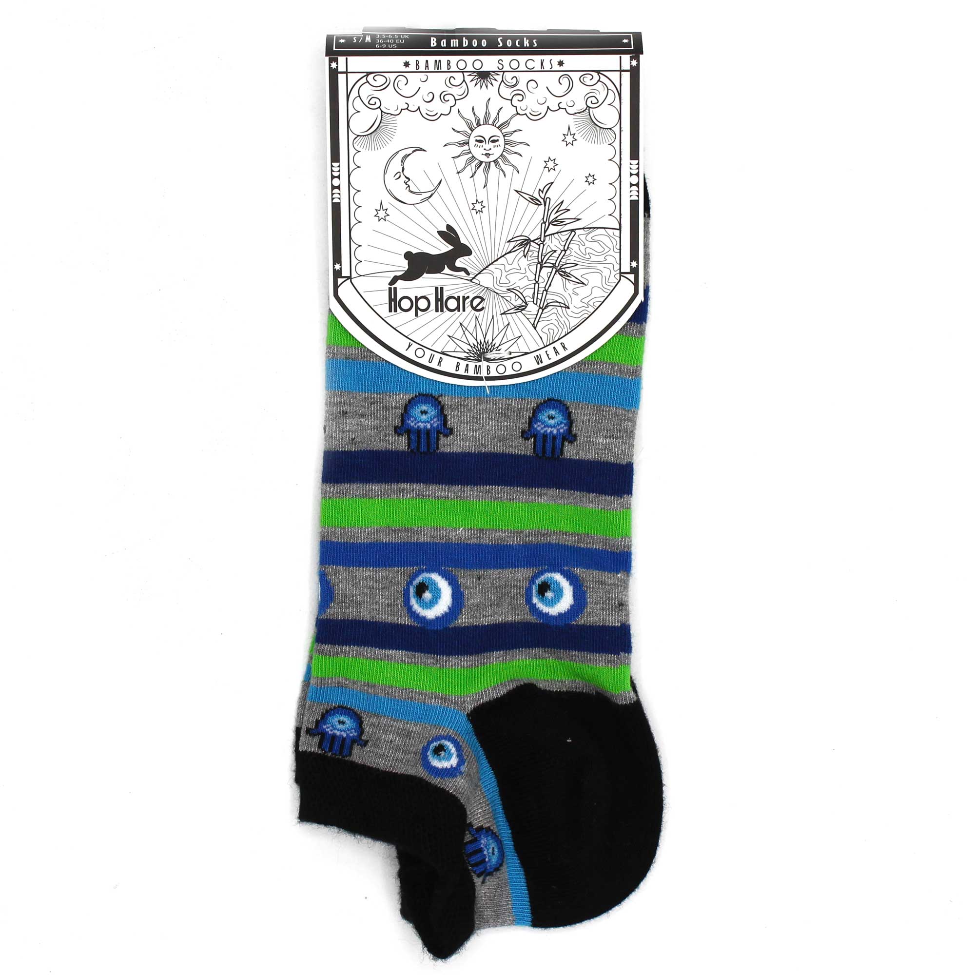 Hop Hare Low Socks Evil Eye & Hamsa