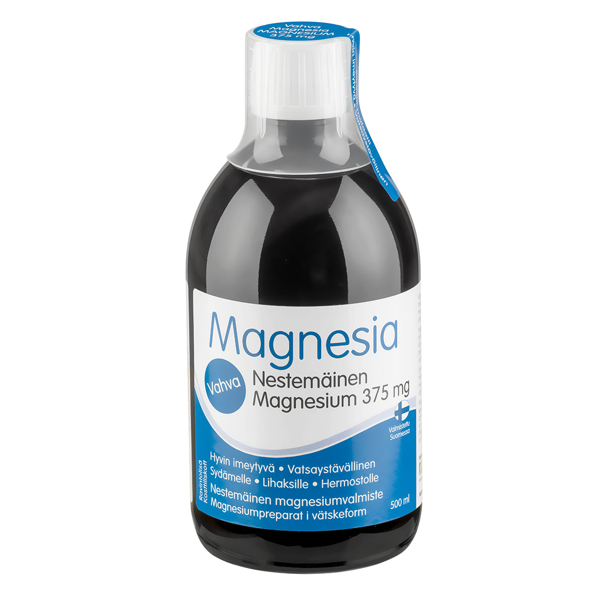 Magnesia Nestemäinen Magnesium 375 500ml