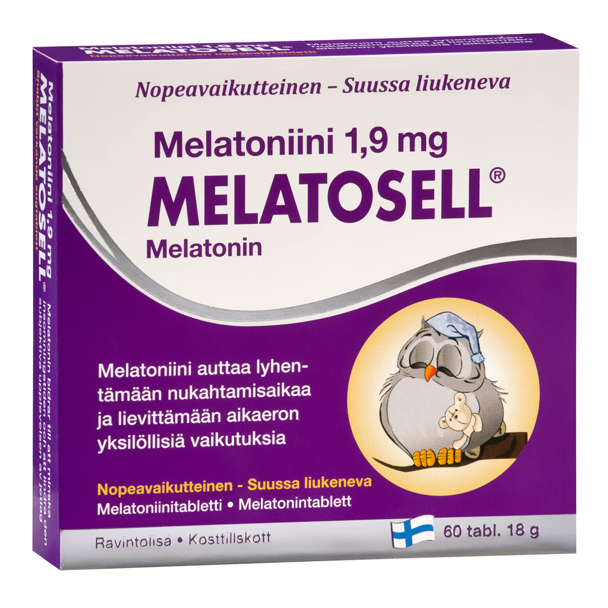 Melatosell Melatoniini 1,9mg imeskelytab