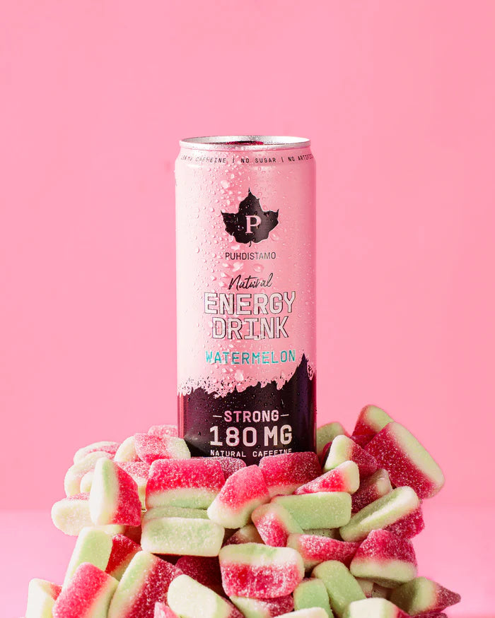 Natural Energy Drink Strong, Watermelon 330ml