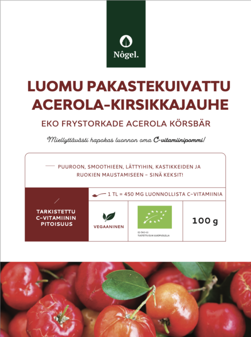 Nogel Acerolakirsikkajauhe (L) 100g