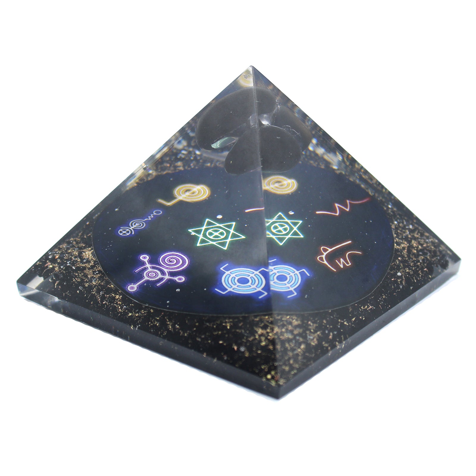 Orgoniitti Pyramidi Midnight Reiki 90mm