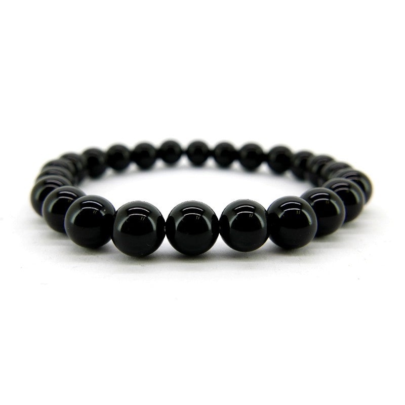 Rannekoru 8mm  Musta Onyx