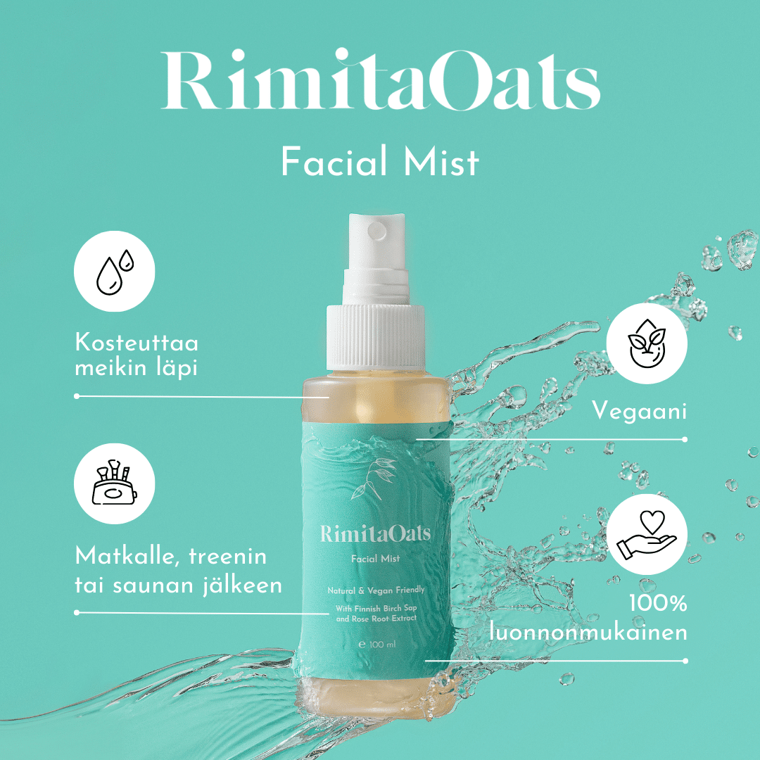 RimitaOats Facial Mist - Kasvosuihke