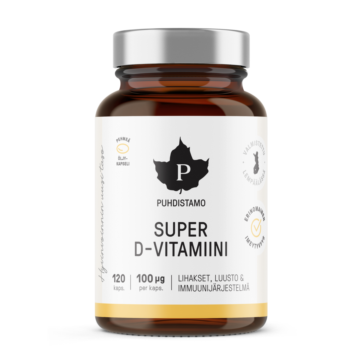 Super D-Vitamiini 100mq 120 kps