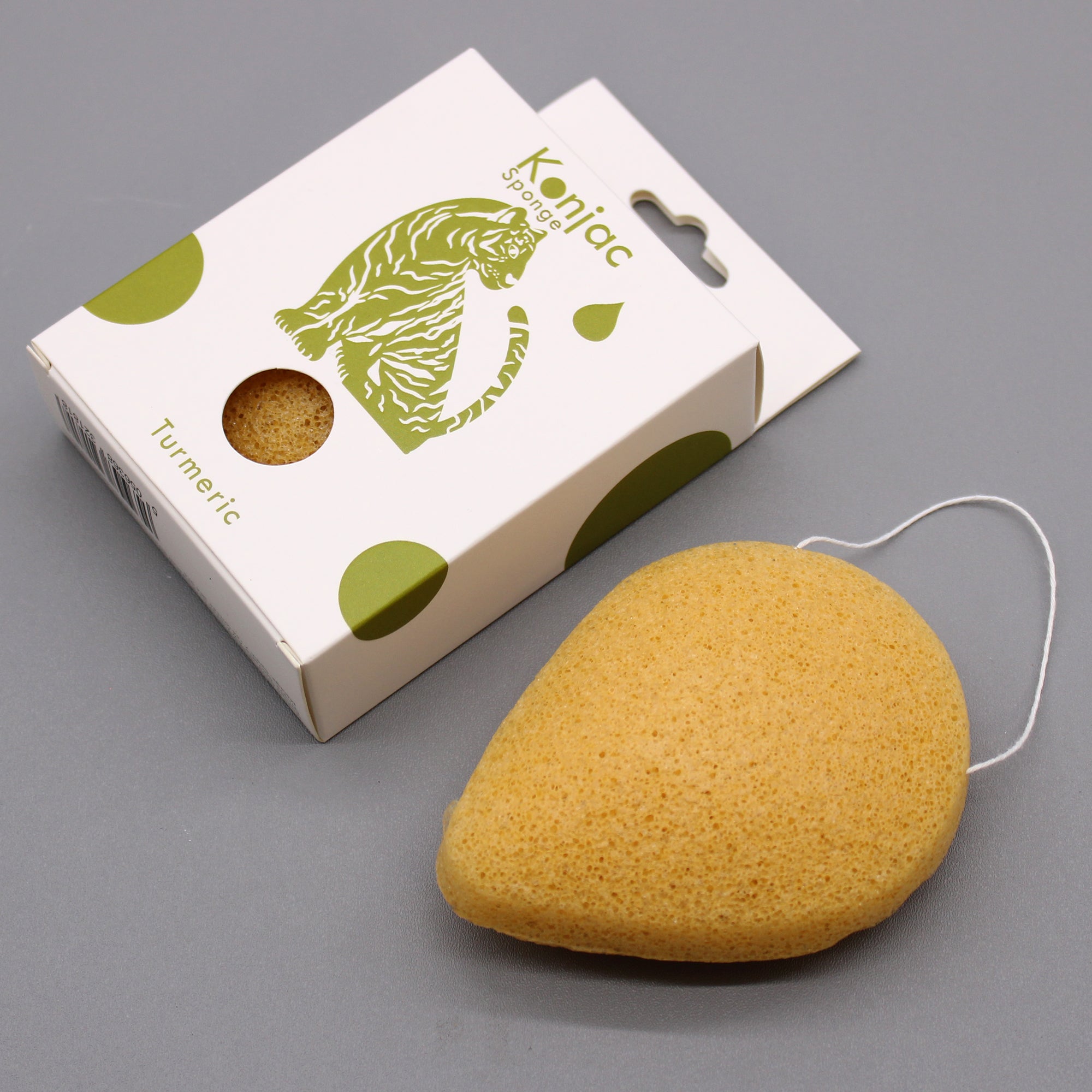 Teardrop Konjac Sponge Turmeric