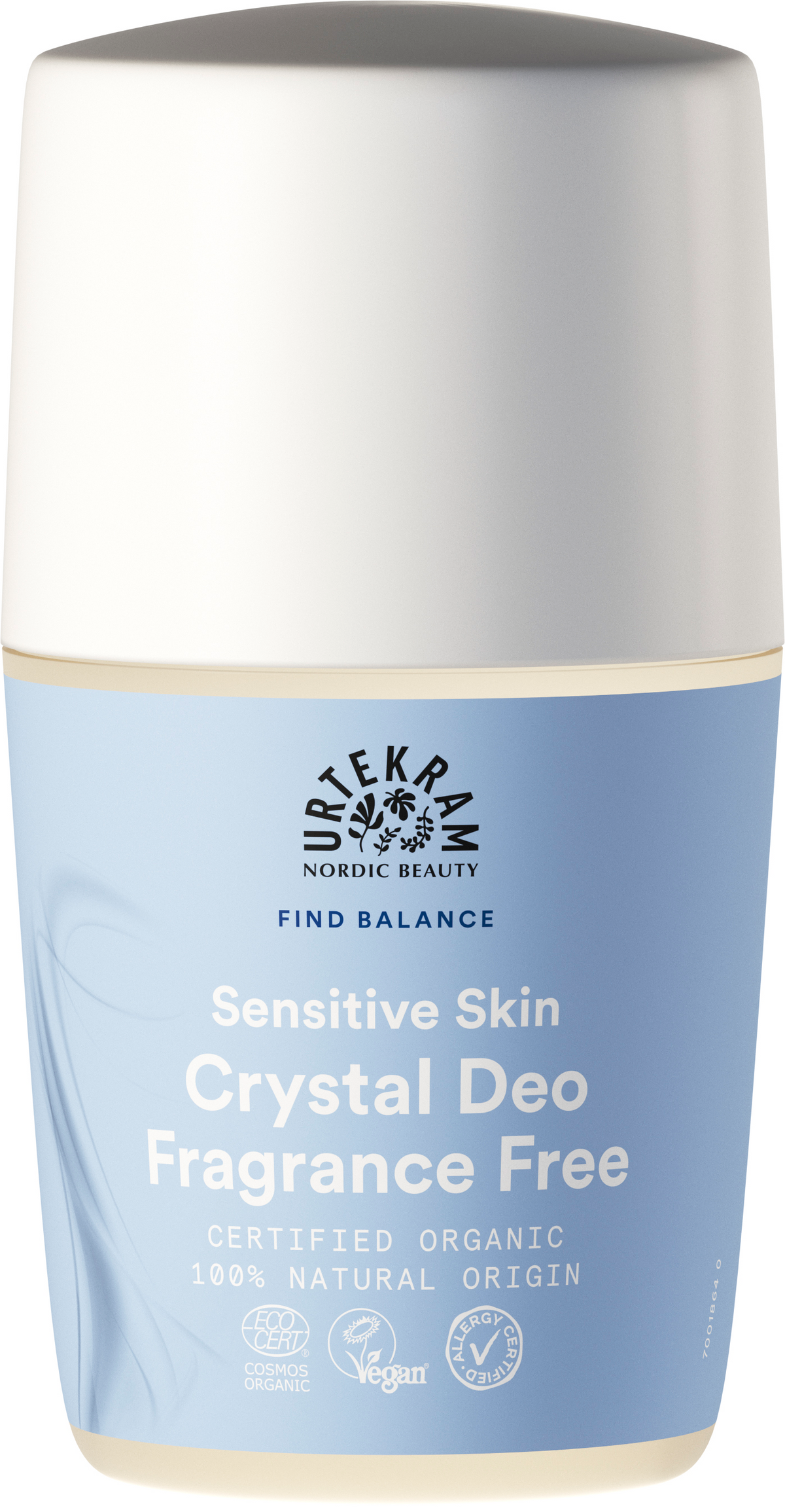 Urtekram Crystal Deo Fragrance Free 50ml