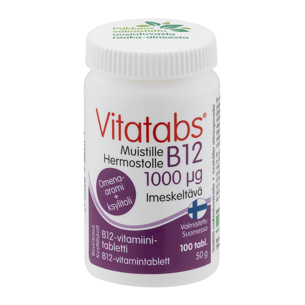 Vitatabs  B12 1000ug Omena 100tbl.