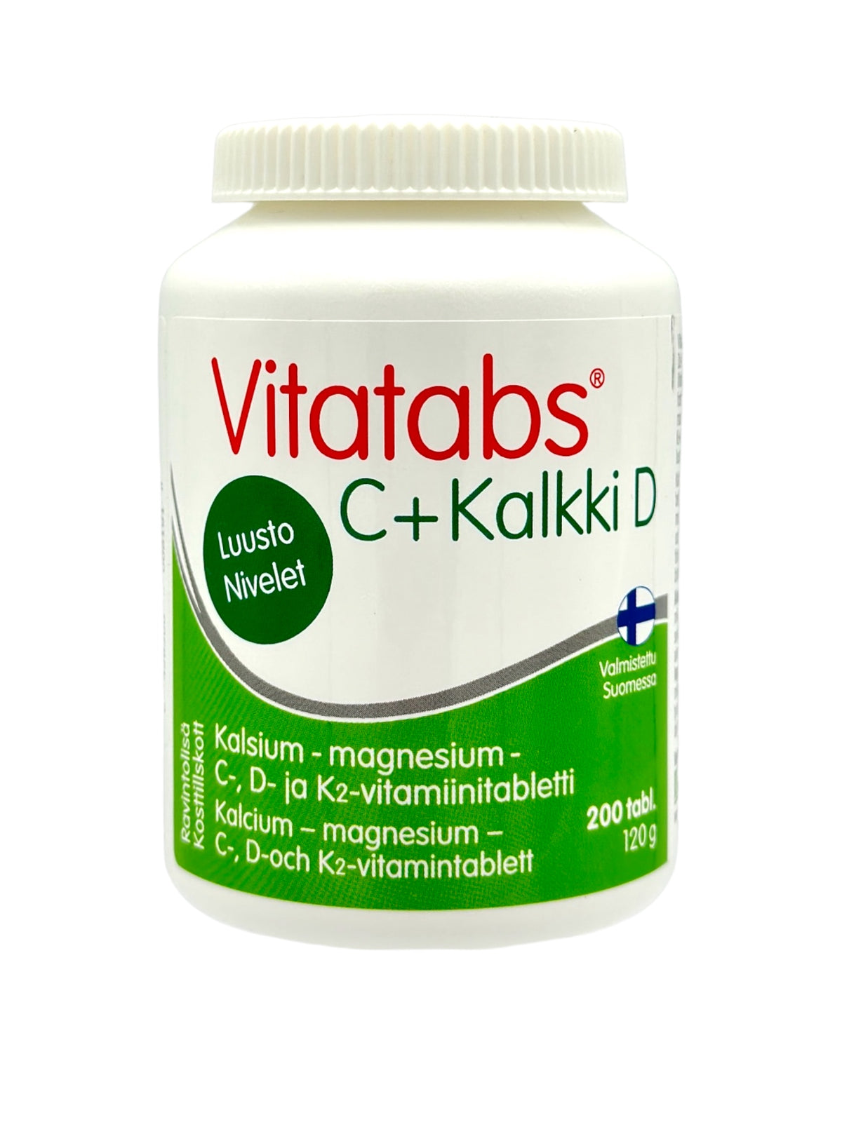 Vitatabs C + Kalkki D 200tbl.