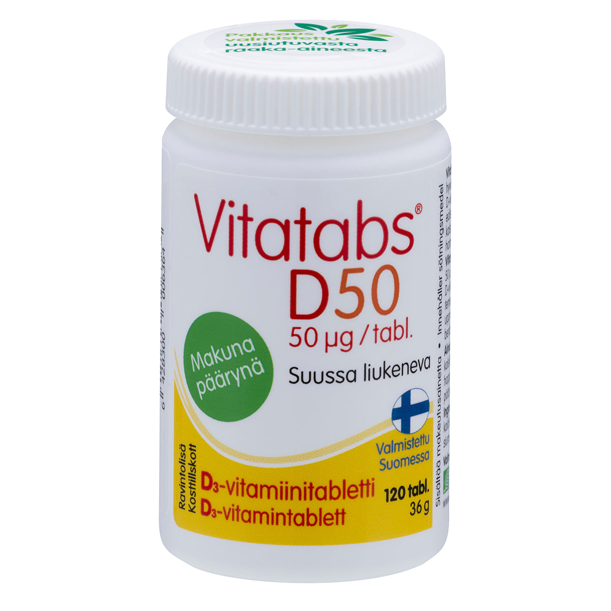 Vitatabs D 50 120tbl. päärynä