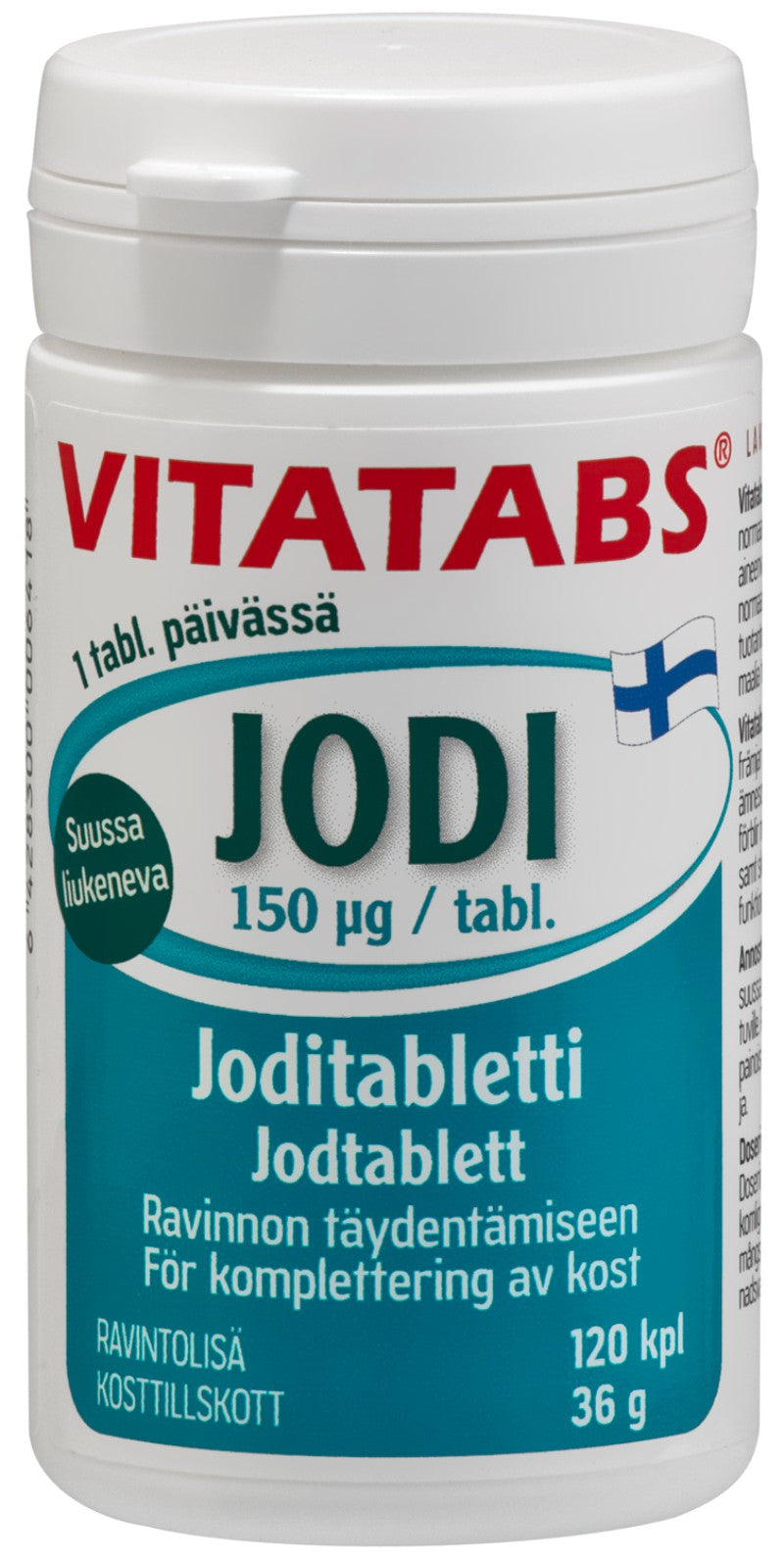 Vitatabs Jodi 150 µg 120 tabl