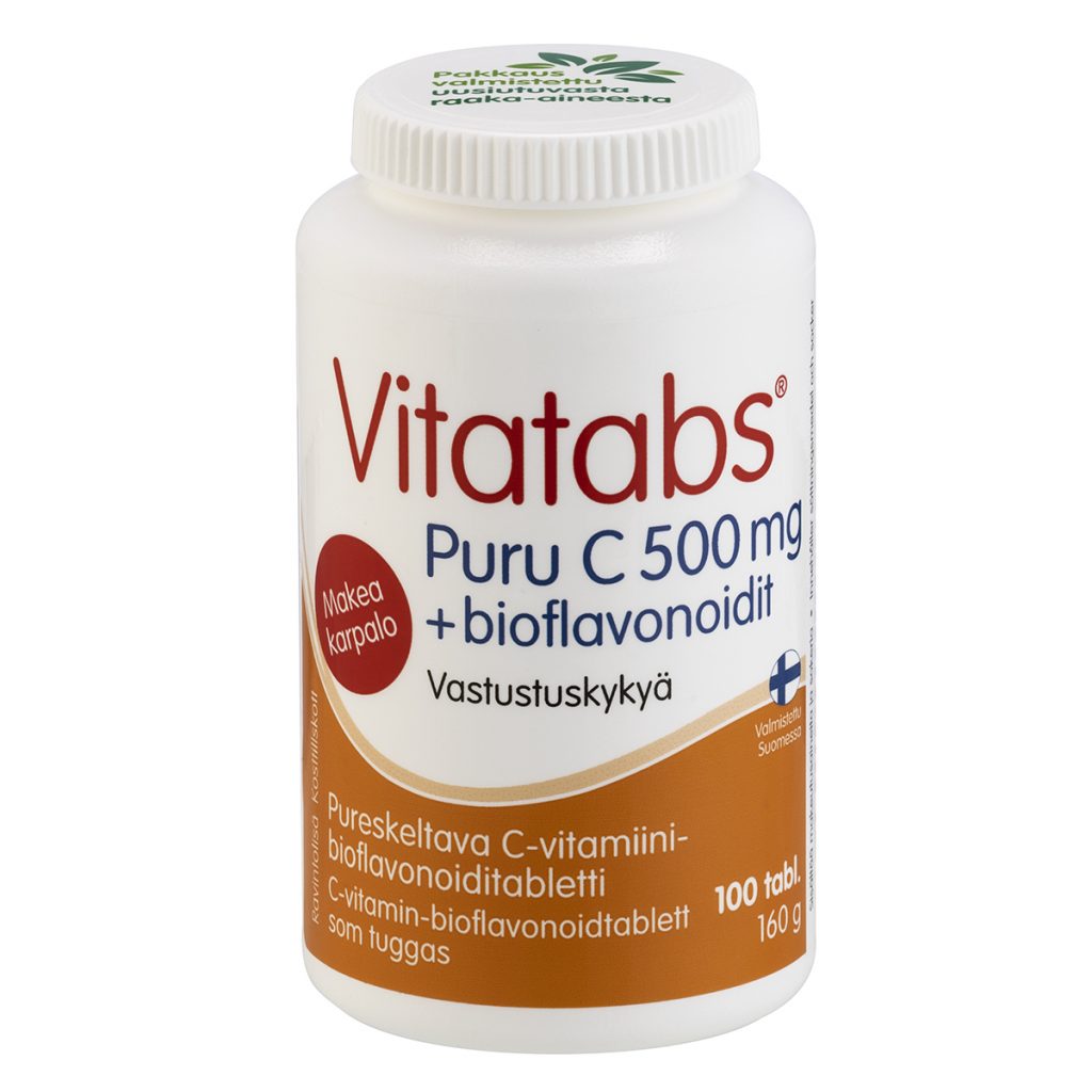 Vitatabs Puru C 500 mg 100 tabl