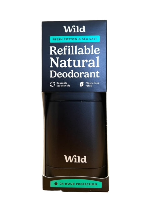 Wild Deodoranttihylsy musta+täyttö