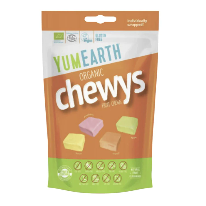 Yumearth Chewys Luomuhedelmätoffee 142g