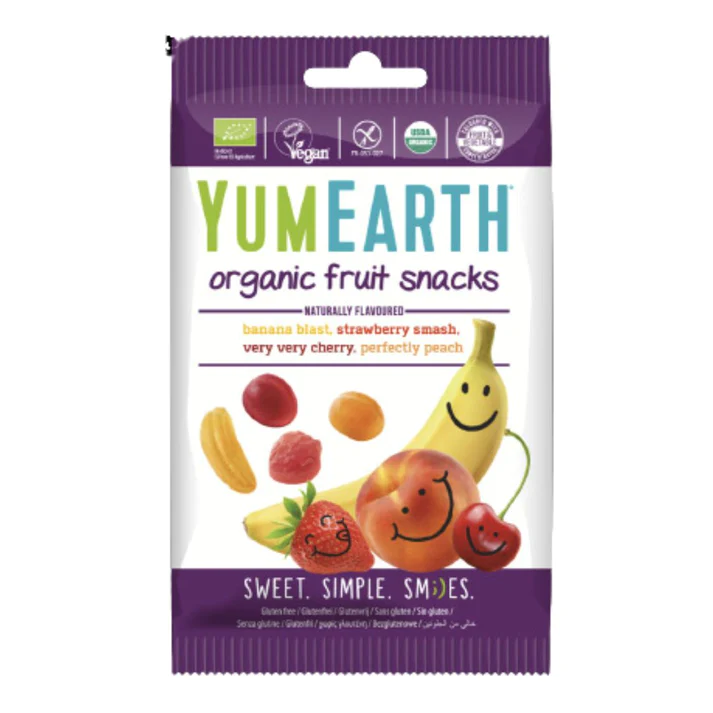 Yumearth Hedelmäsnack luomu 50g