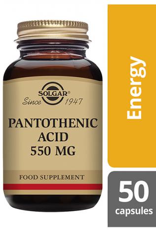 Pantothenic Acid 550mg 50kaps