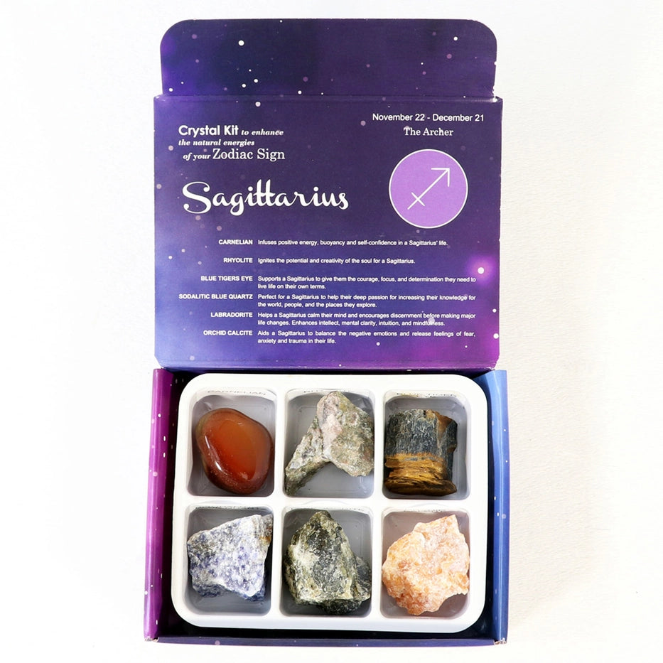 Crystal Kit Sagittarius, Horoskooppikivet Jousimies