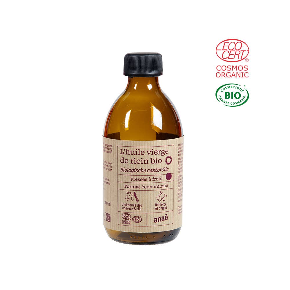 Organic castor oil 300 ml, Risiiniöljy LUOMU