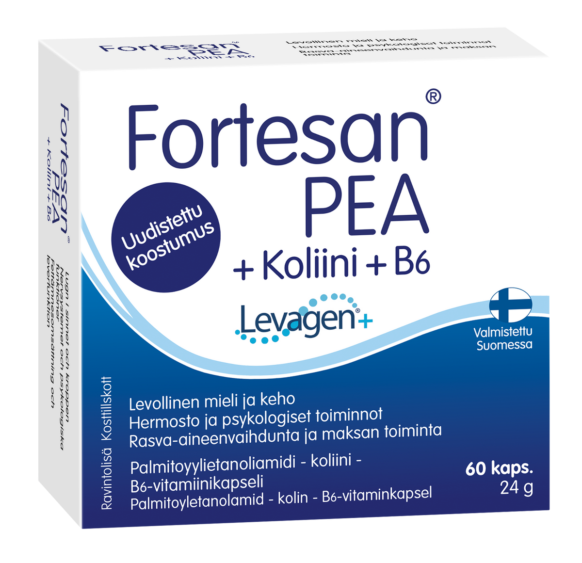 Fortesan PEA+koliini+B6  60kps