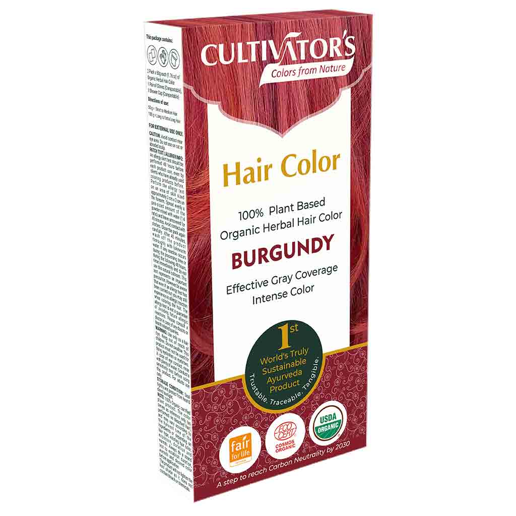 Hair Color Burgundy Slim Pack 100g