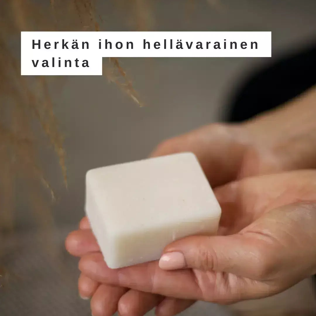 Hellivä Hajusteeton Aito Palasaippua 60g