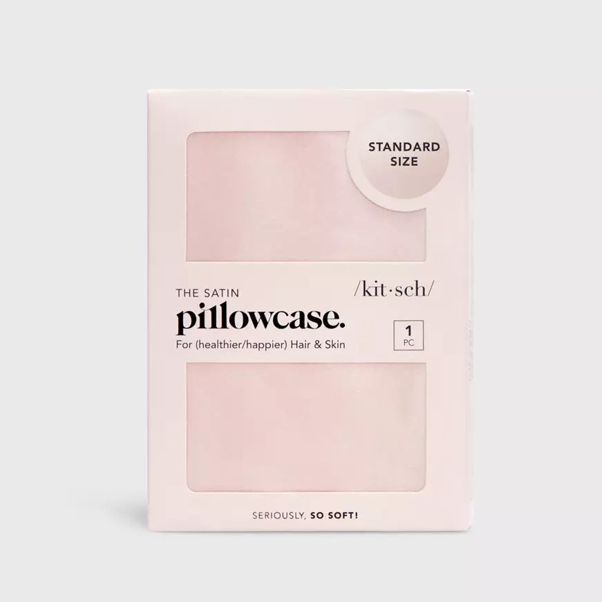 Kitsch The Satin Pillowcase-Blush