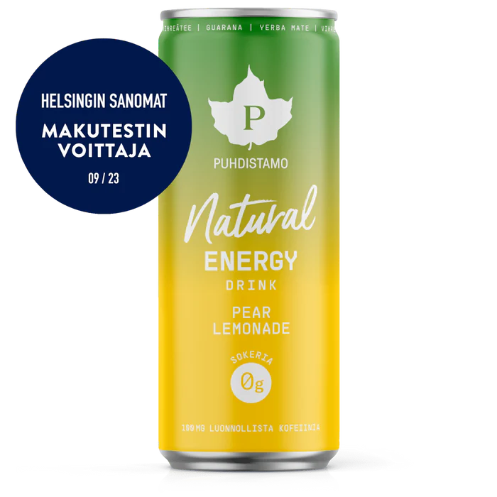 Natural Energy Drink Pear Lemonade 330ml