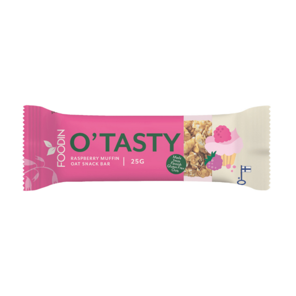 O´Tasty Oat Bar Raspberry Muffin 25g