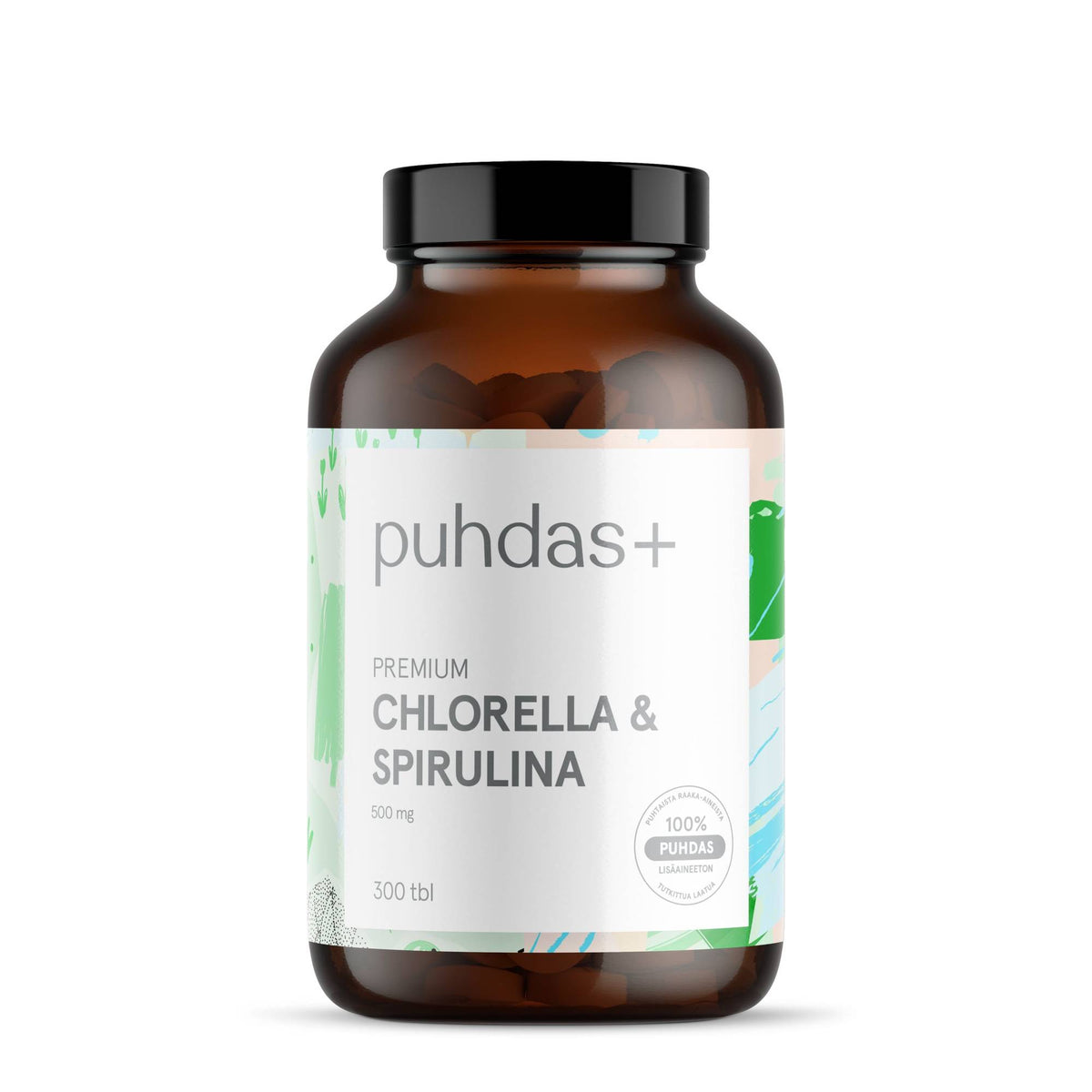 puhdas+ Chlorella &amp; Spirulina 300tbl.